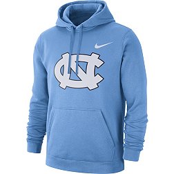 Nike Men's North Carolina Tar Heels Carolina Blue Club Fleece Pullover Hoodie