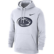 Nike Men's Penn State Nittany Lions Club Fleece Pullover White Hoodie