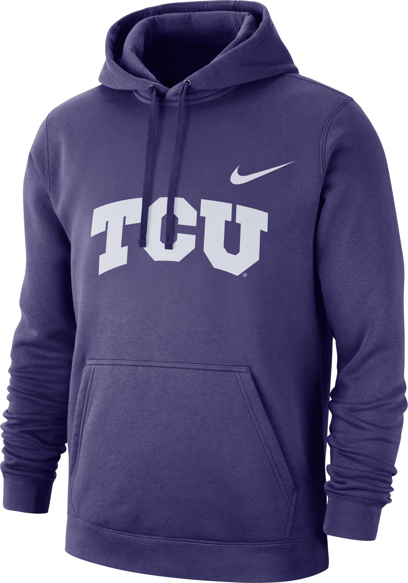 Nike Men's TCU Horned Frogs Purple Club Fleece Pullover Hoodie