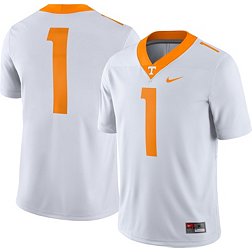 Nike Men's Tennessee Volunteers #1 Dri-FIT Game Football White Jersey