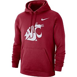 Nike Men's Washington State Cougars Crimson Club Fleece Pullover Hoodie