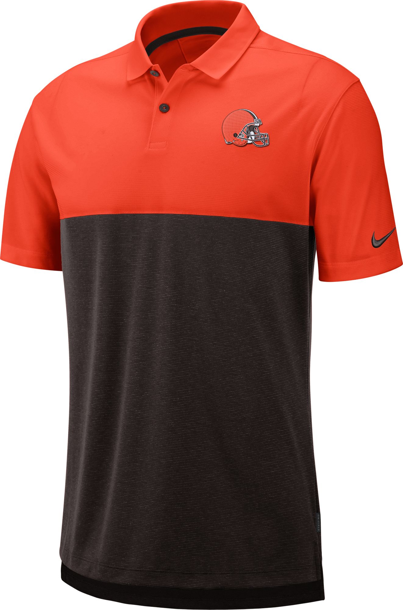 cleveland browns men's polo shirt