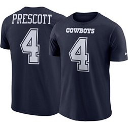 Nike Men's Dallas Cowboys Dak Prescott #4 Pride Navy T-Shirt