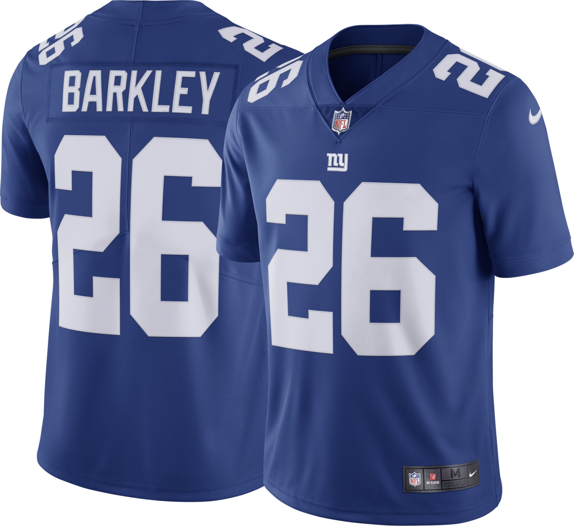  Saquon Barkley New York Giants #26 Blue Youth Player Home  Jersey (4-5) : Sports & Outdoors
