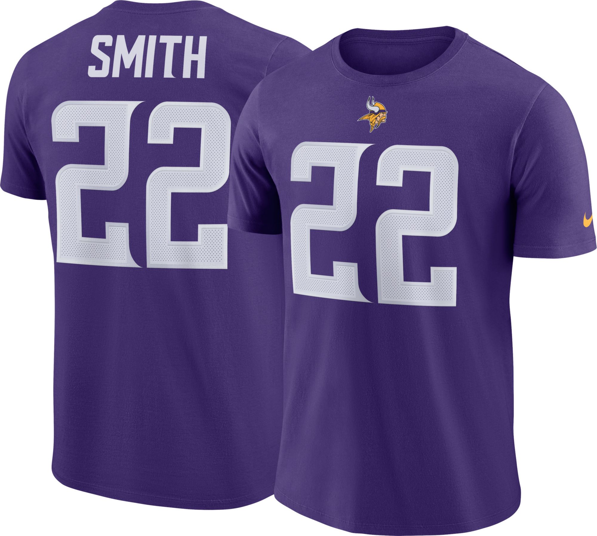 Nike / Men's Minnesota Vikings Harrison Smith #22 Pride Logo Purple T-Shirt