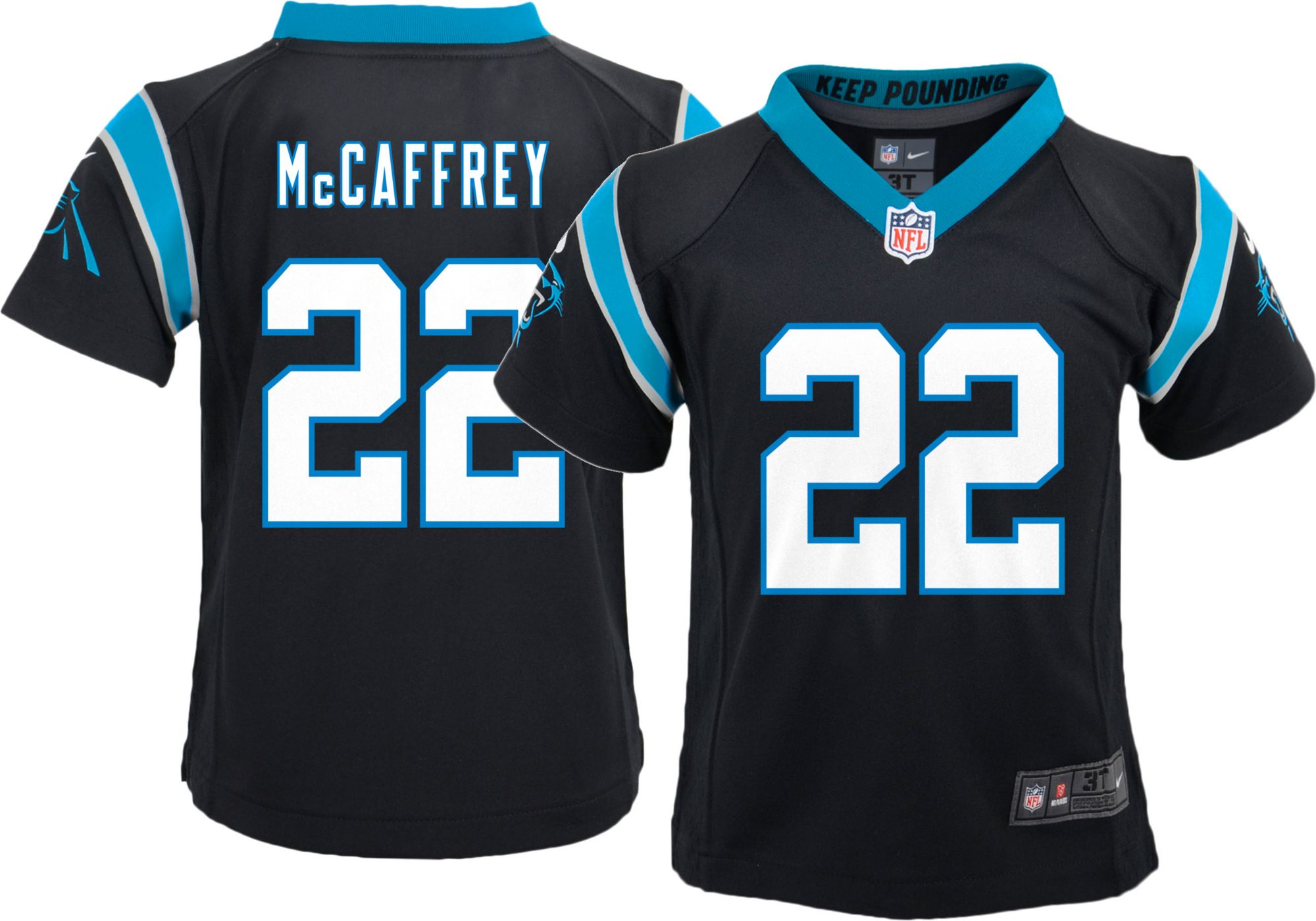 Nike / Toddler Carolina Panthers Christian McCaffrey #22 Black