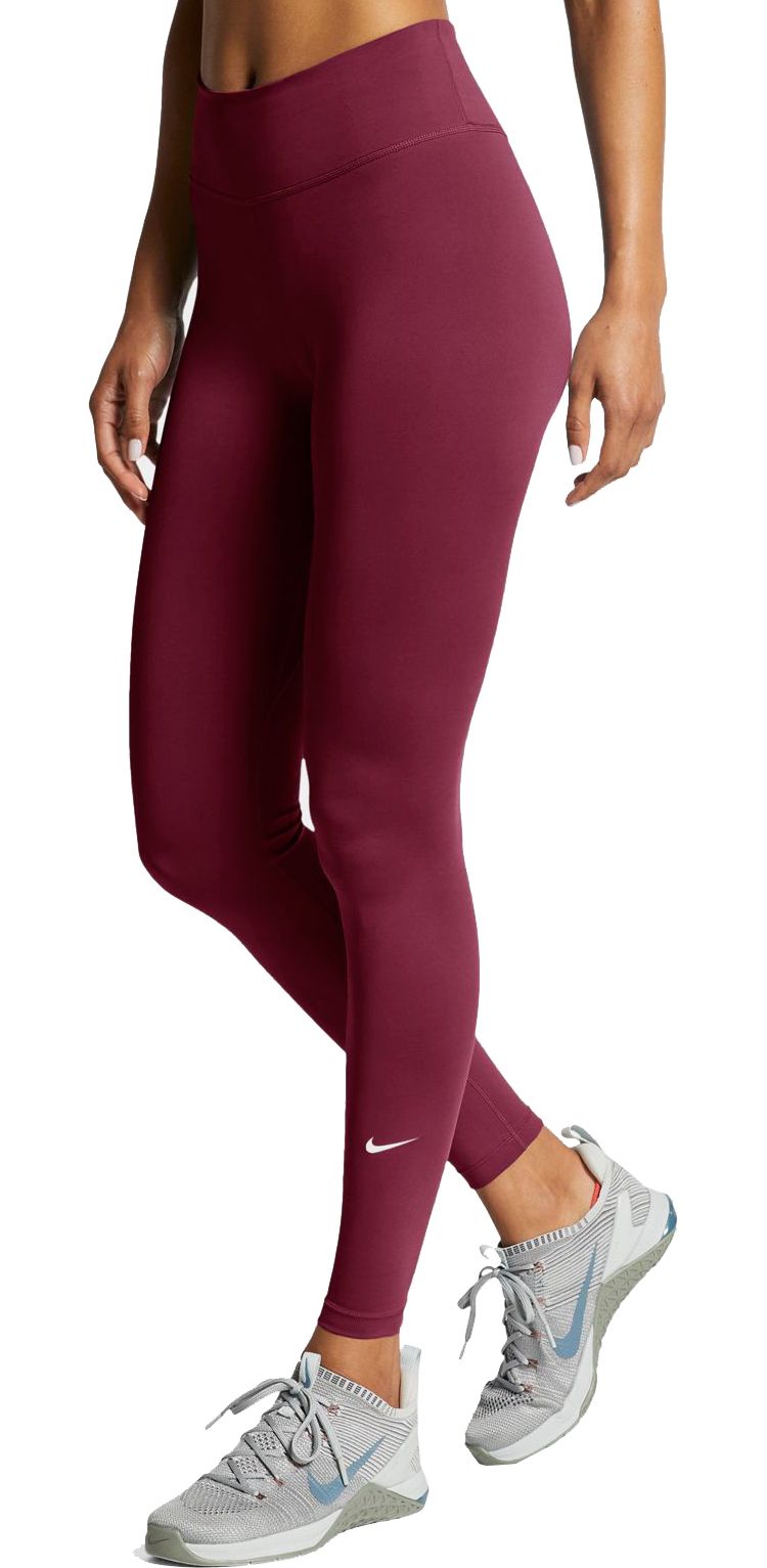 pink and black nike tights