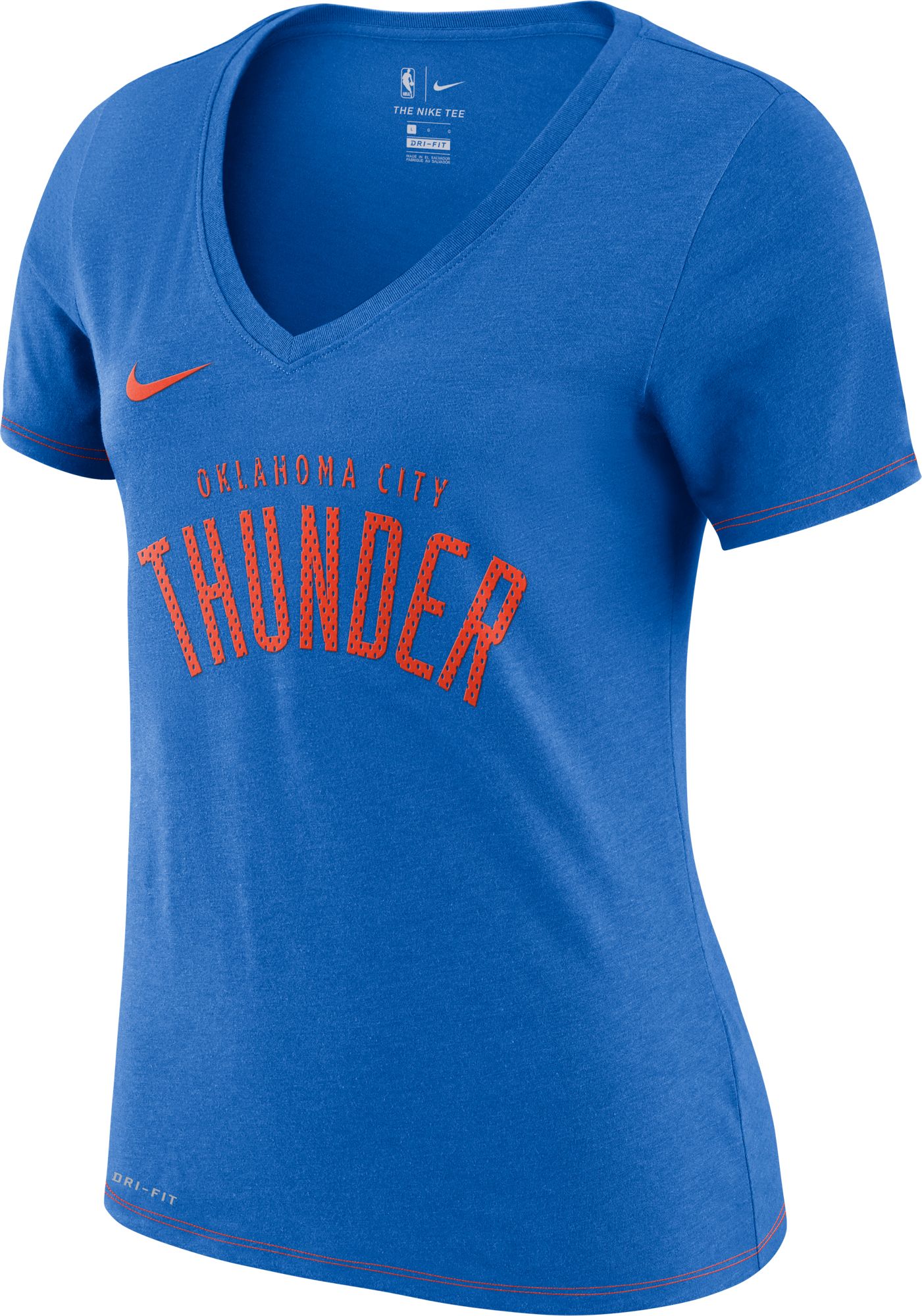 women's oklahoma city thunder shirts