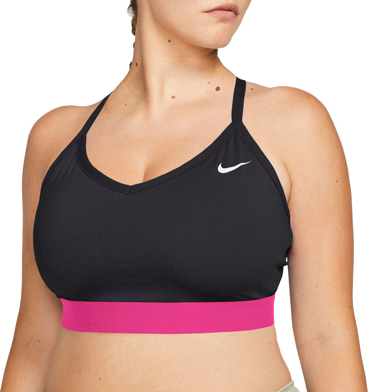 nike gold bra