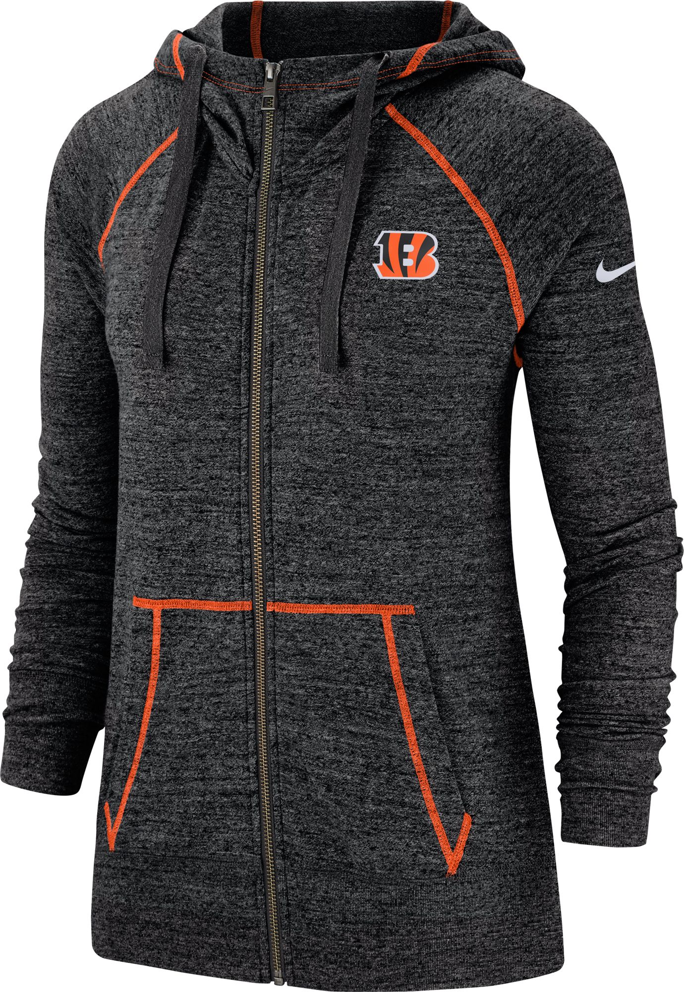 bengals full zip hoodie