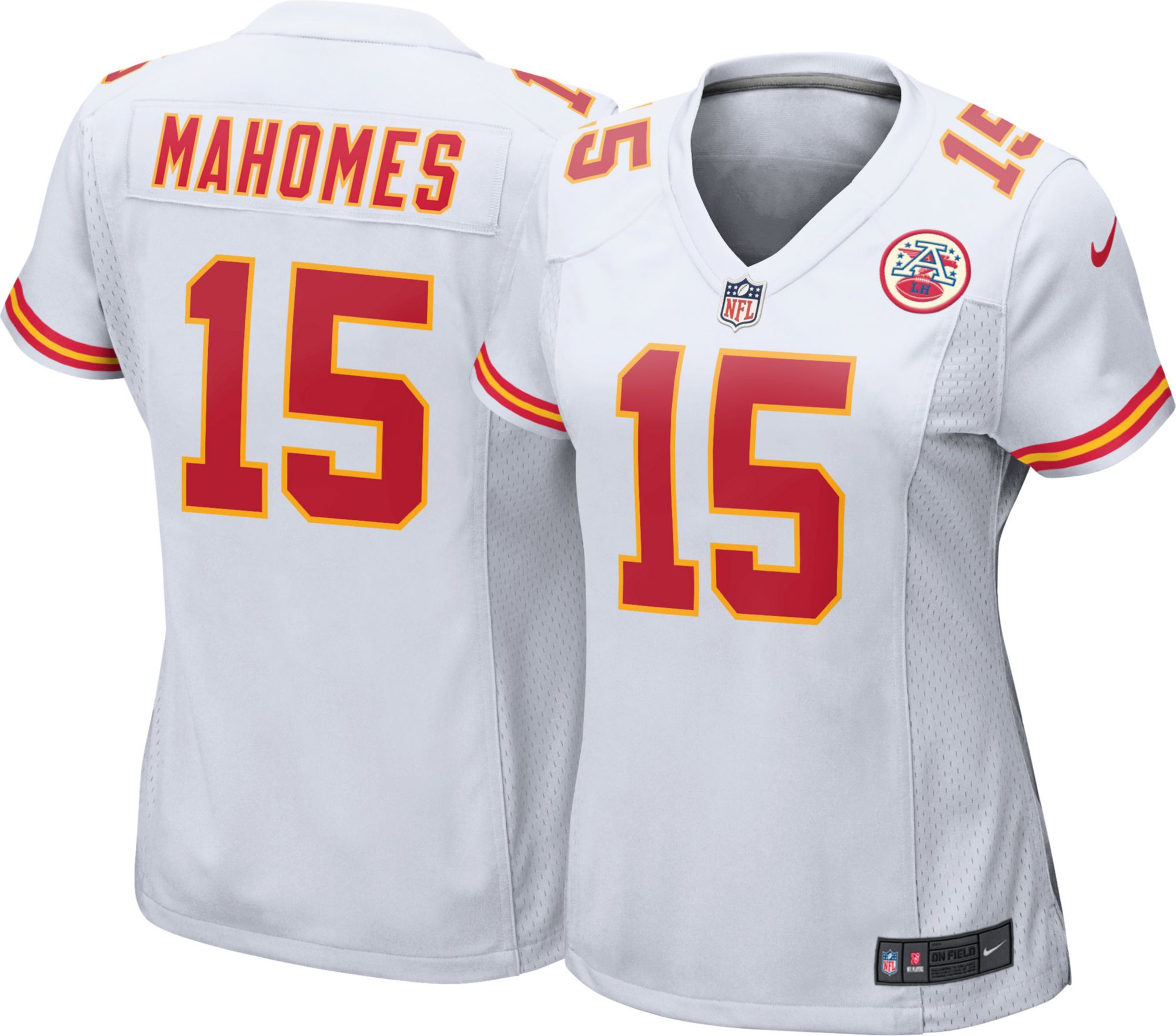 Nike / Women's Kansas City Chiefs Patrick Mahomes #15 White
