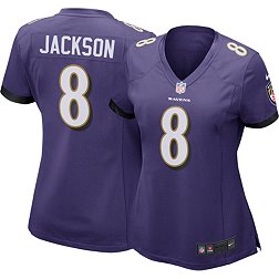 Nike Women's Baltimore Ravens Lamar Jackson #8 Purple Game Jersey