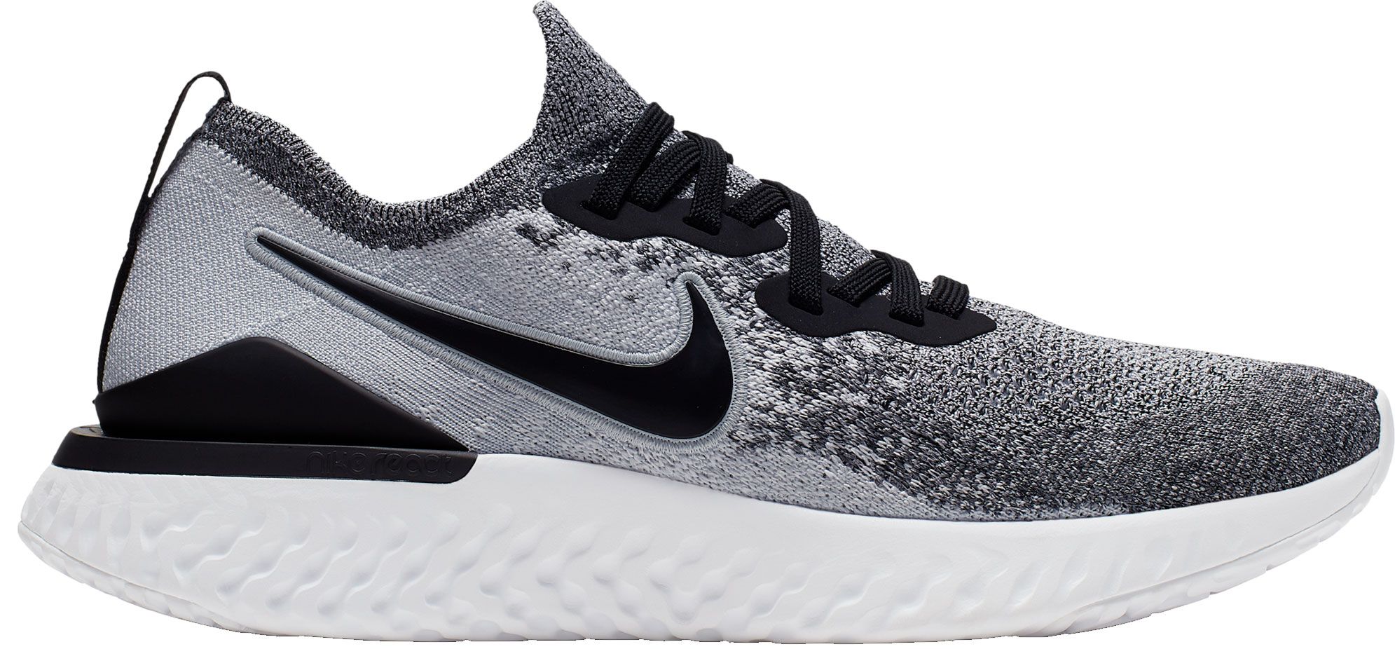 nike epic react flyknit 2 women's black