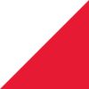 White/Bright Crimson