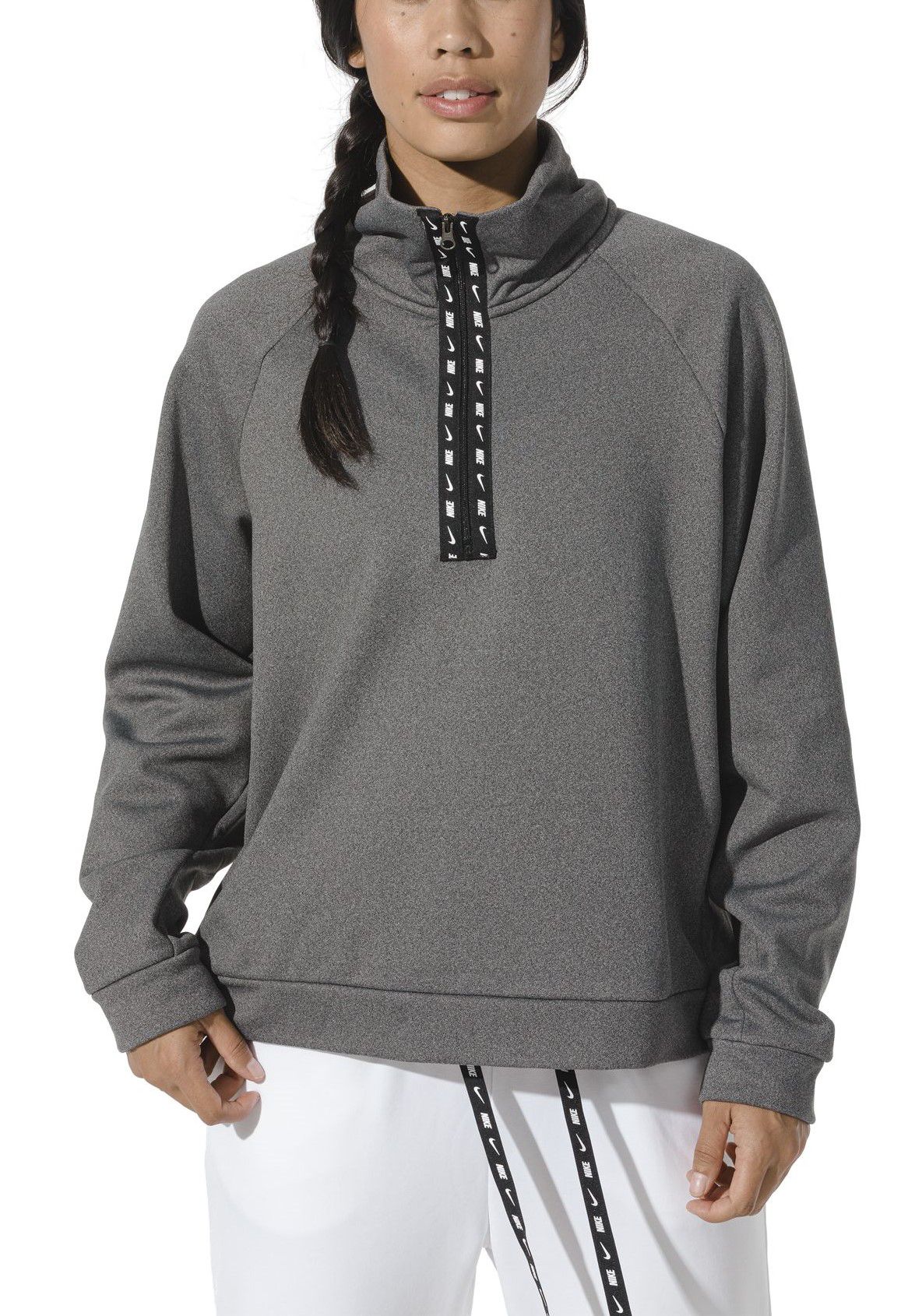 nike half zip hoodie women's