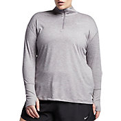 Nike Women's Plus Size Element Half-Zip Running Shirt
