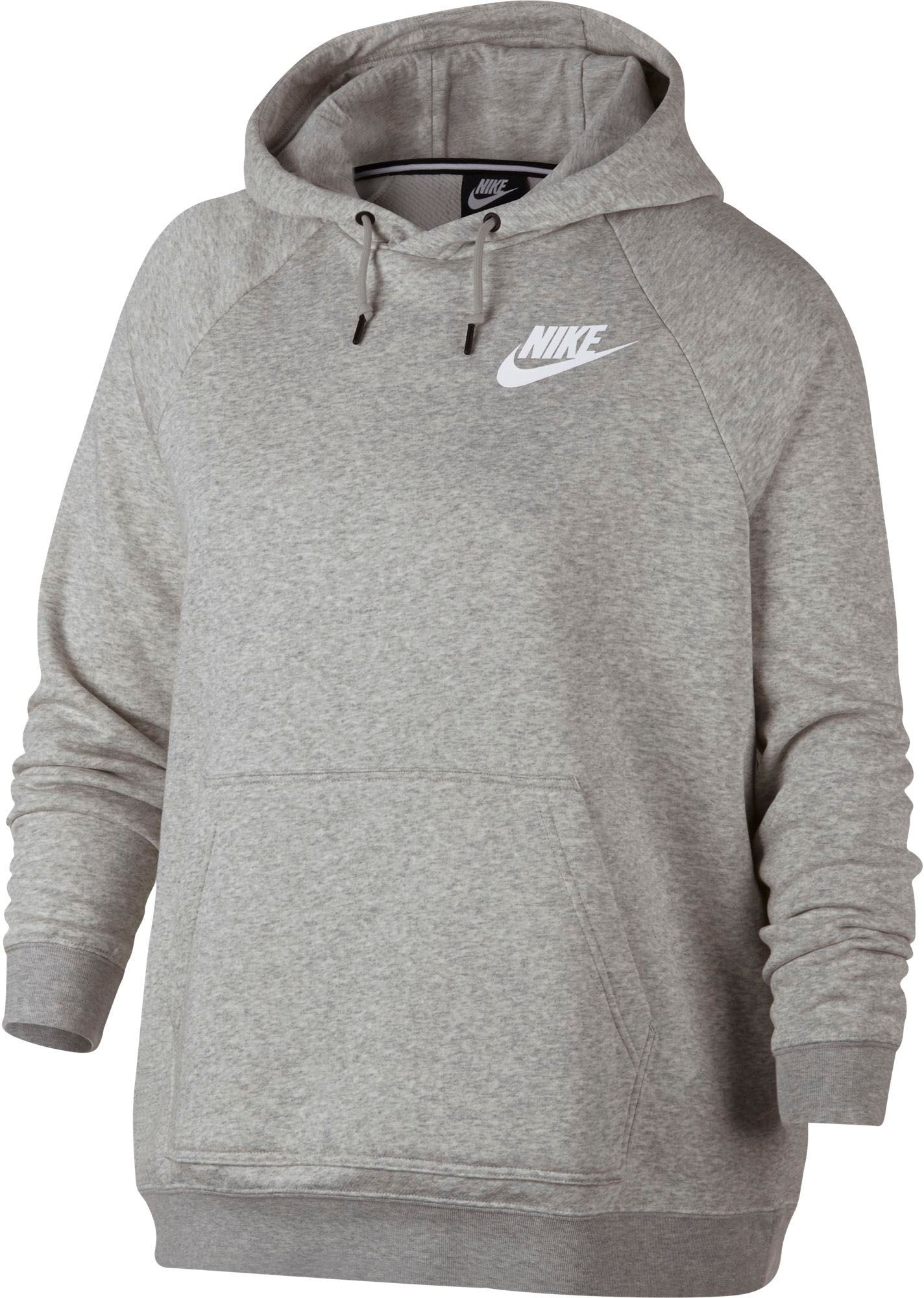 nike grey hoodie womens