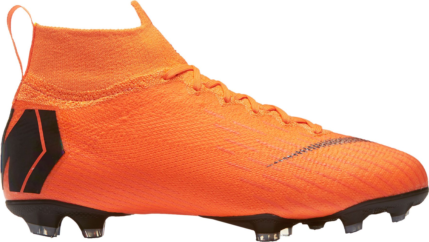 neon orange nike soccer cleats