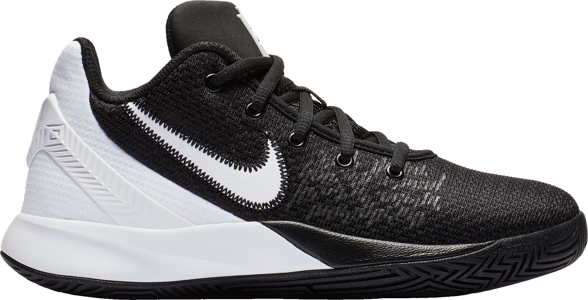 nike kyrie flytrap black and white
