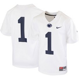 Nike Youth Penn State Nittany Lions #1 Game Football White Jersey