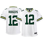Nike Youth Green Bay Packers Aaron Rodgers #12 White Game Jersey