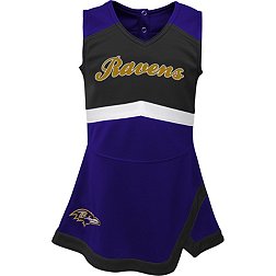 NFL Team Apparel Toddler Baltimore Ravens Cheer Jumper Dress
