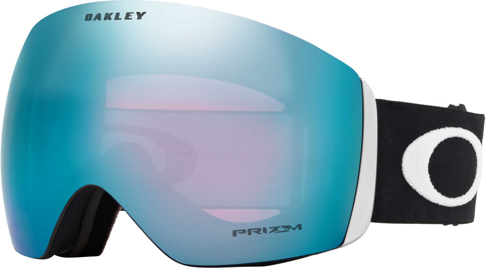 Photos - Ski Goggles Oakley Unisex Flight Deck Snow Goggles, Matte Black/Prizm Sapphire Iridium 