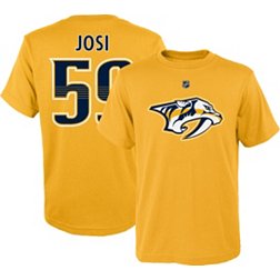 NHL Youth Nashville Predators Roman Josi #59 Gold Player T-Shirt