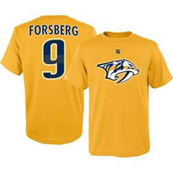 NHL Youth Nashville Predators Filip Forsberg #9 Gold T-Shirt