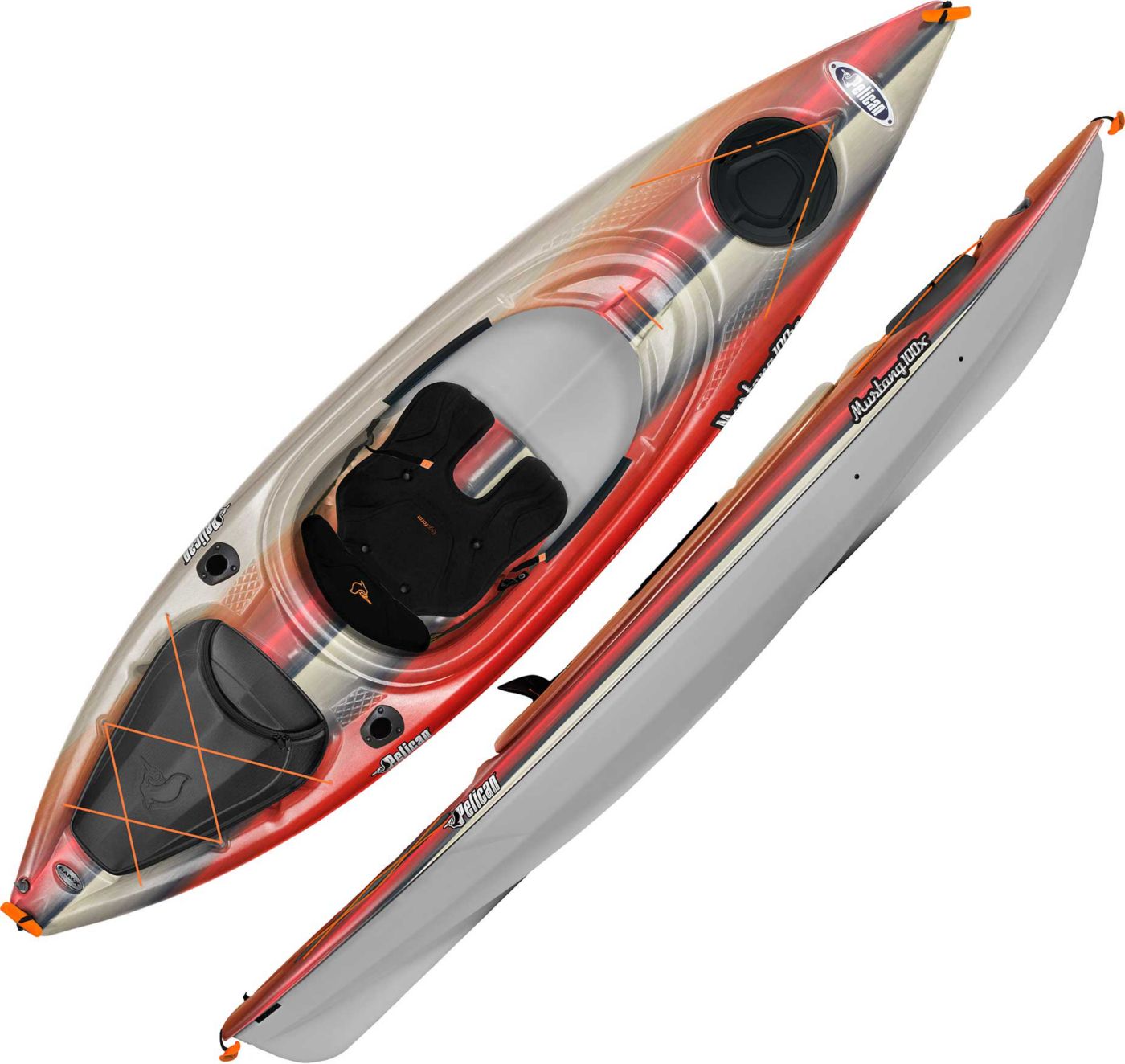 Pelican Mustang 100X Kayak | DICK'S Sporting Goods
