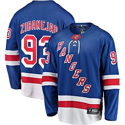 NHL Men's New York Rangers Nika Zibanejad #93 Breakaway Home Replica Jersey
