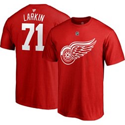 DYLAN LARKIN DETROIT RED WINGS EMBROIDERED LOGO YOUTH L/XL NHL PREMIER  JERSEY