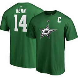 NHL Men's Dallas Stars Jamie Benn #14 Green Player T-Shirt