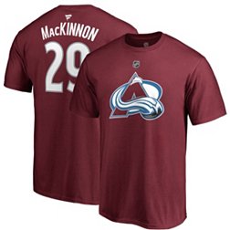NHL Men's Colorado Avalanche Nathan MacKinnon #29 Maroon Player T-Shirt