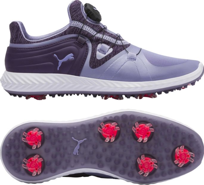Puma Women's Ignite Blaze Sport Disc Golf Shoes Size 7, Gray Violet/Puma White