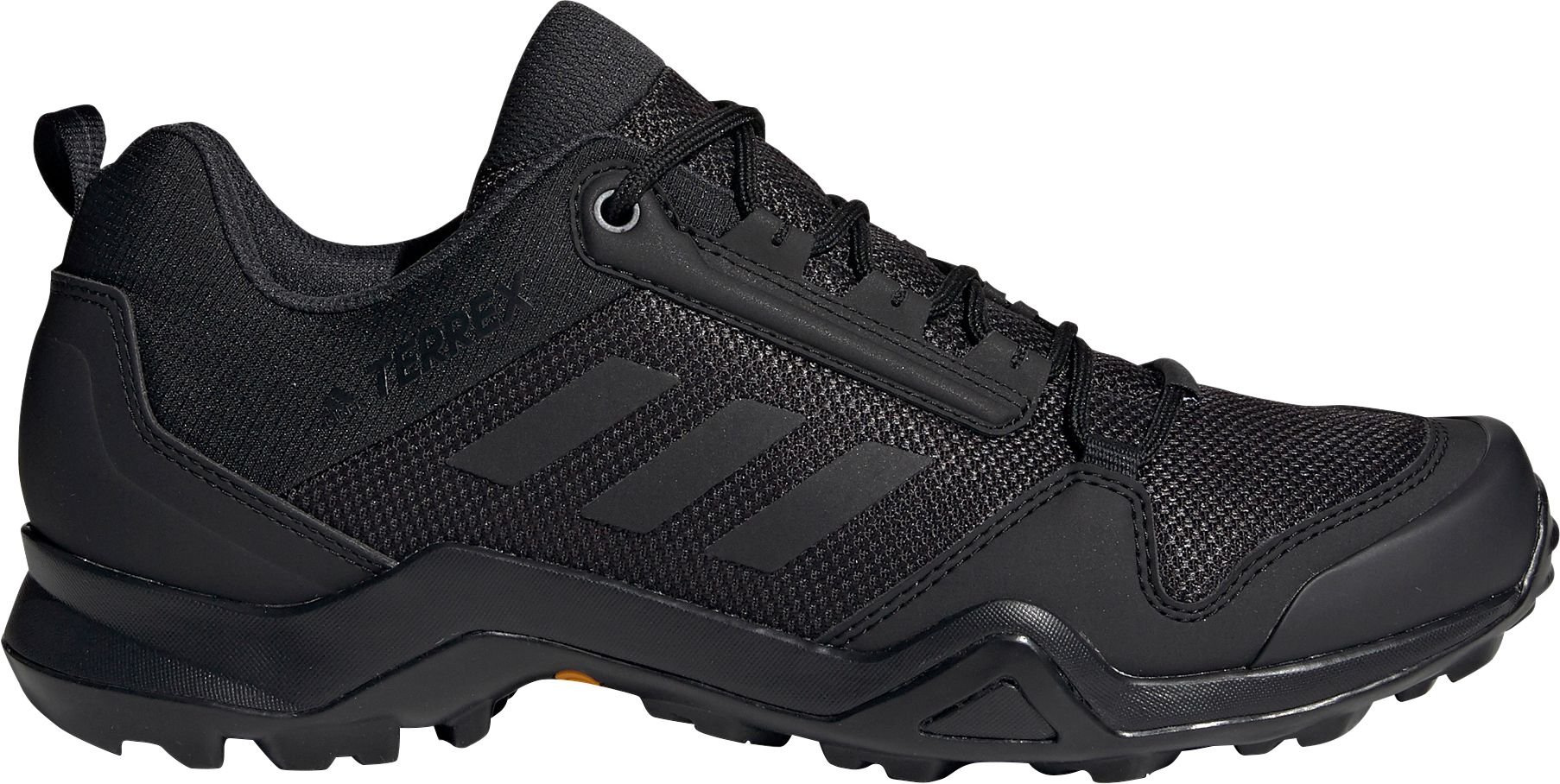 all black hiking shoes