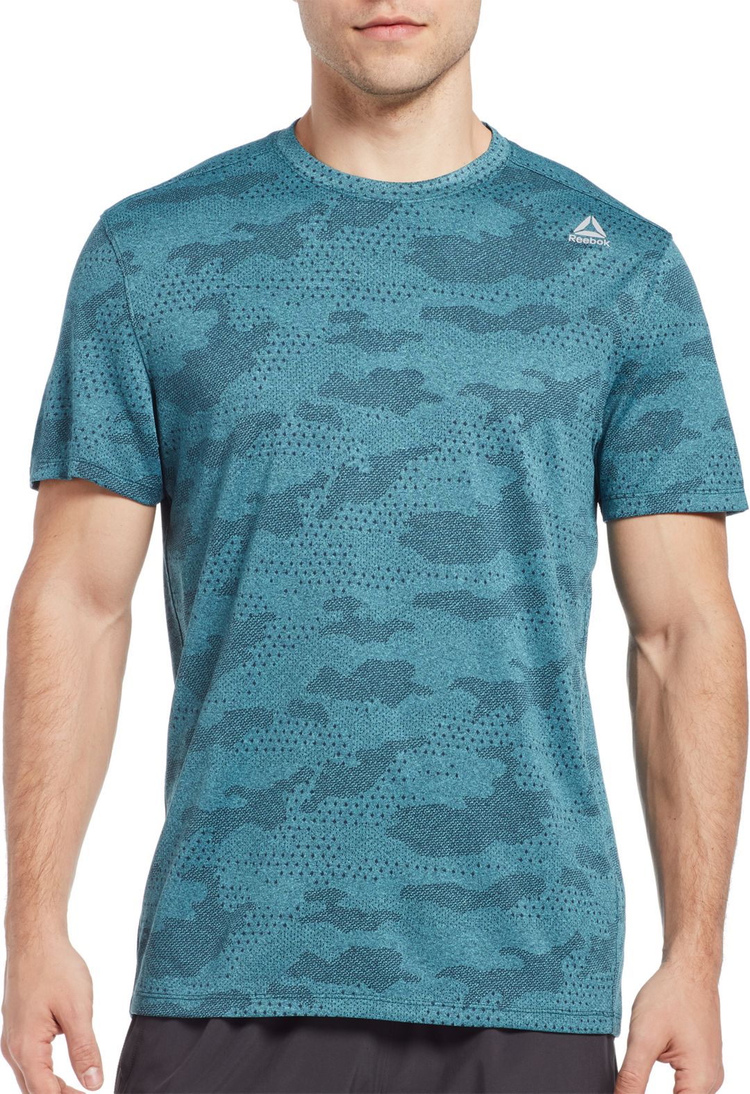 Reebok Men's Jacquard Performance T Shirt | DICK'S Sporting Reebok herren Kleidung Shirts Schauen Sie Sich Alle Arten