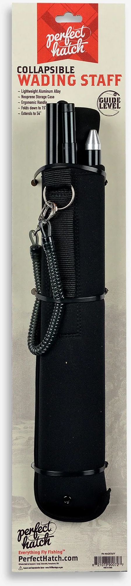 Perfect Hatch WADING STAFF 54" COLLAPSIBLE ALUMINUM