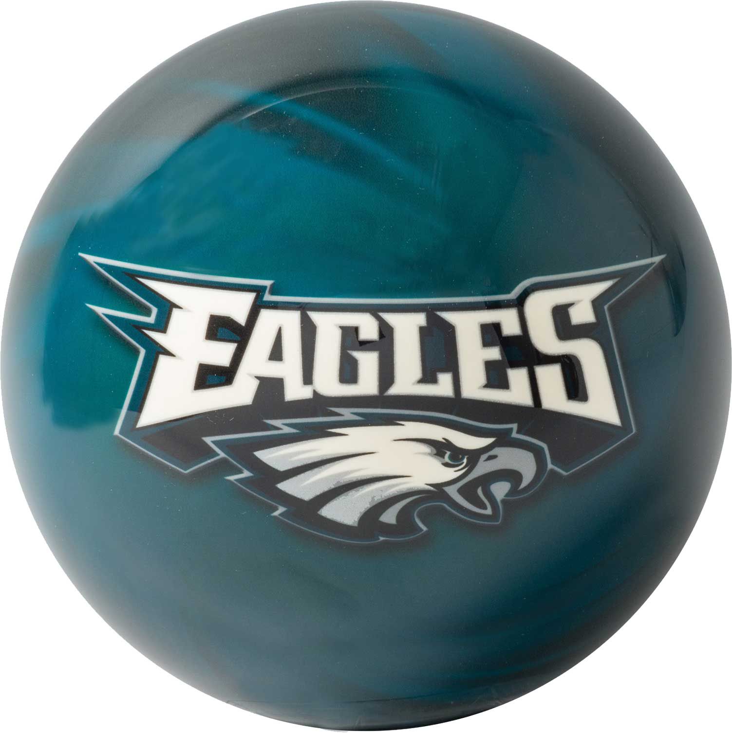 NFL Seattle Seahawks Swirl 12 lb. Bowling Ball Blue/White