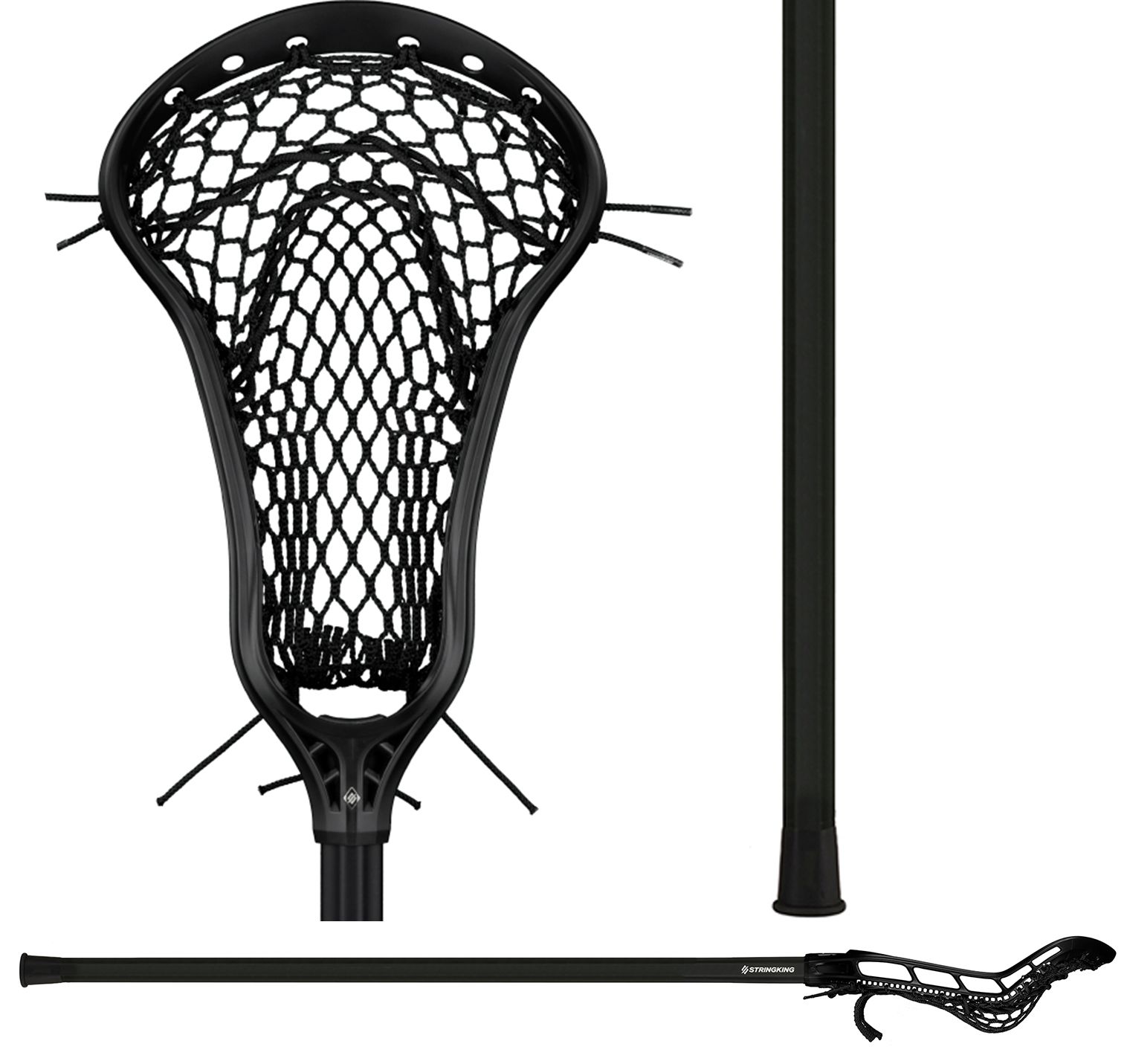 StringKing Women's Complete 2 Pro Offense Lacrosse Stick - Type 4 Mesh Pocket - Composite 2 Pro Shaft