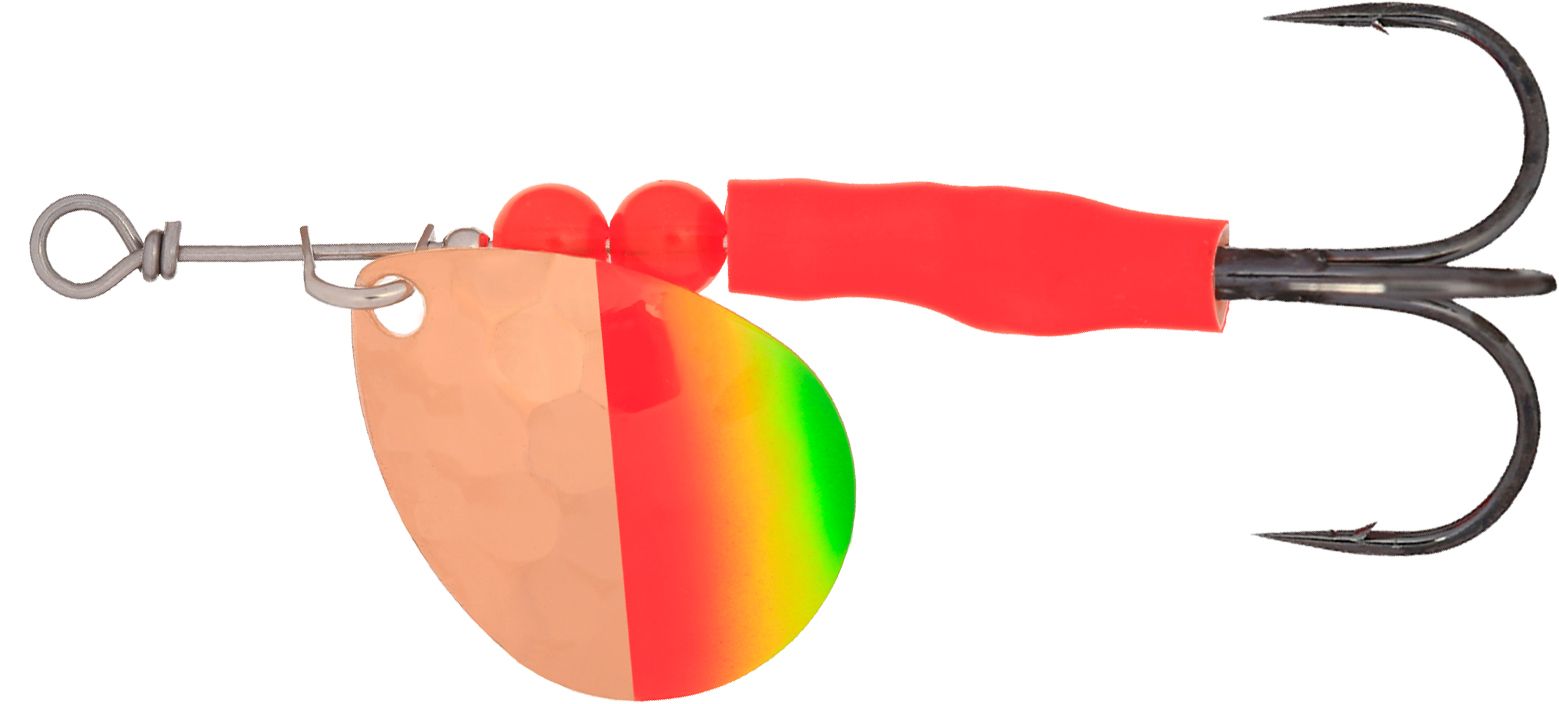 Simon 3.5 Hex Copper Red Colorado Spinner Bait