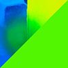 Gold Blue/Chartreuse
