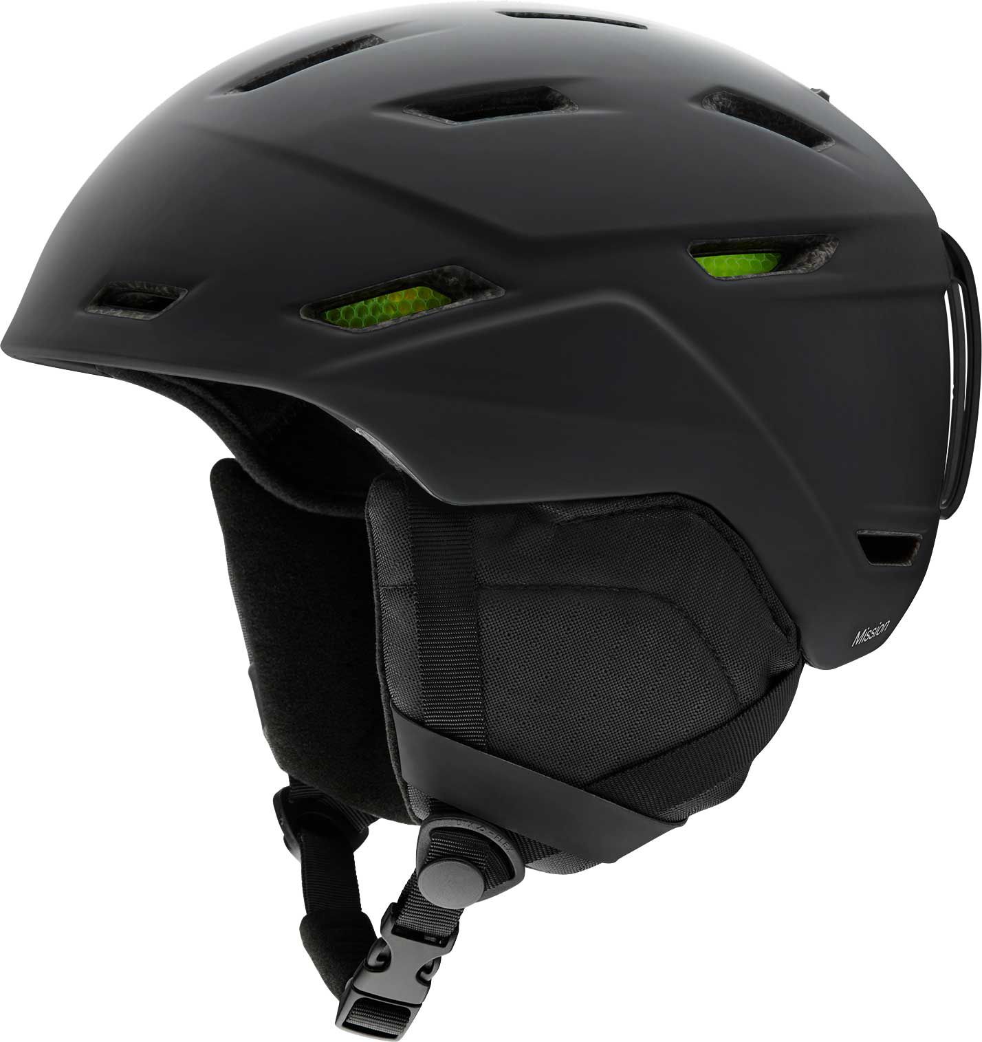 SMITH Adult Mission Snow Helmet, Kids, Small, Matte Black