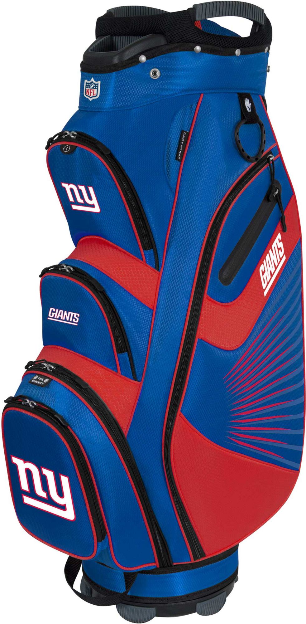 Team Effort New York Giants Bucket II Cooler Cart Golf Bag