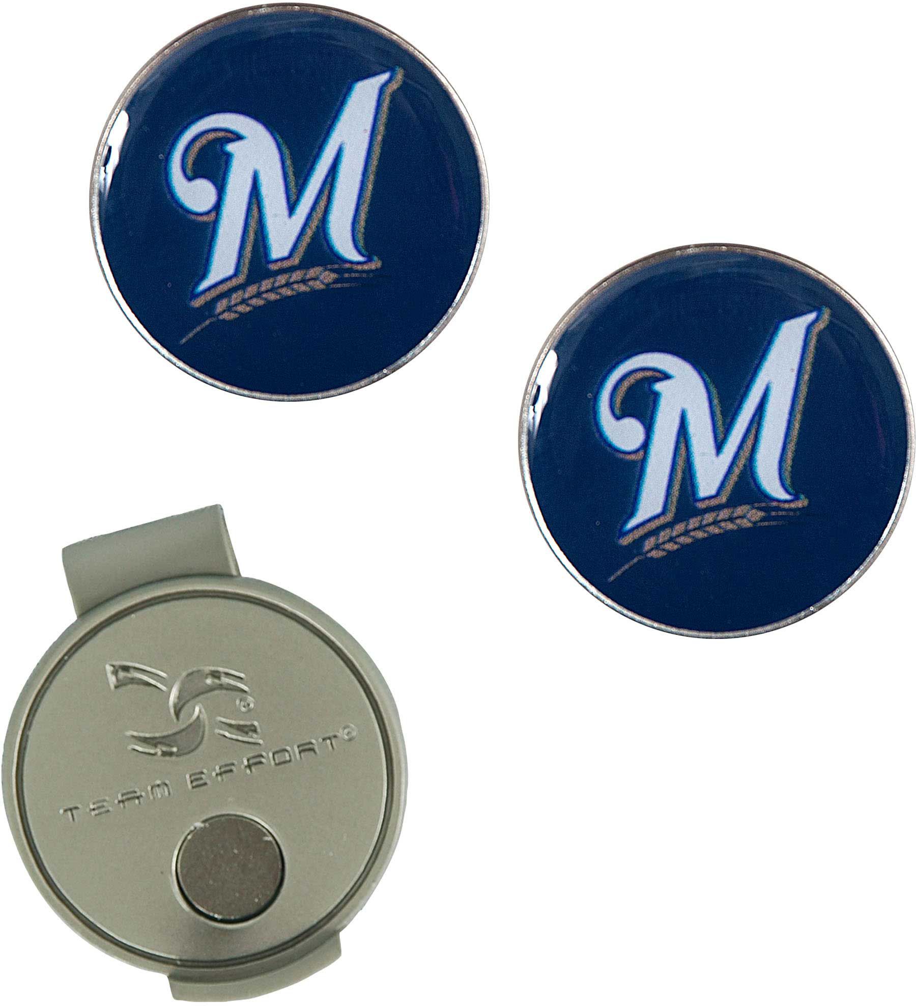 Team Effort Milwaukee Brewers Hat Clip and Ball Markers Set