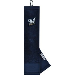Team Effort Milwaukee Brewers Embroidered Face/Club Tri-Fold Towel