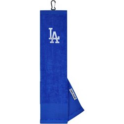 Team Effort Los Angeles Dodgers Embroidered Face/Club Tri-Fold Towel