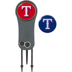 Team Effort Texas Rangers Switchblade Divot Tool and Ball Marker Set