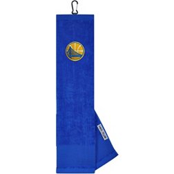 Team Effort Golden State Warriors Embroidered Face/Club Tri-Fold Towel