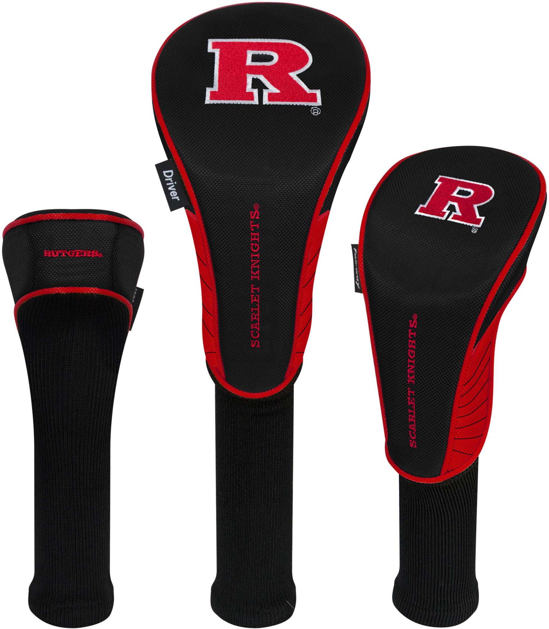 Team Effort Rutgers Scarlet Knights Headcovers - 3 Pack